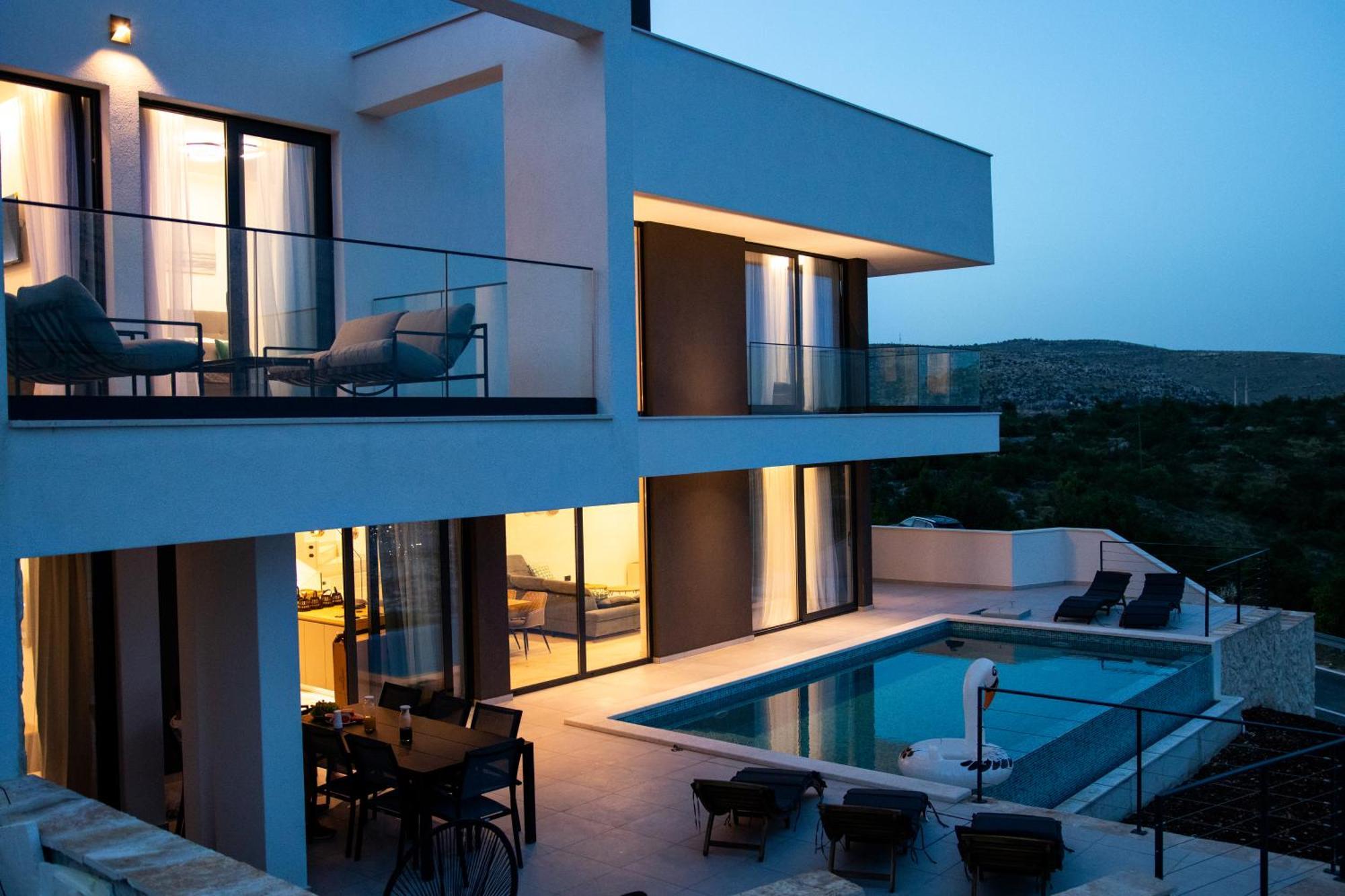 Villa Blue Horizon Seget Donji Luaran gambar